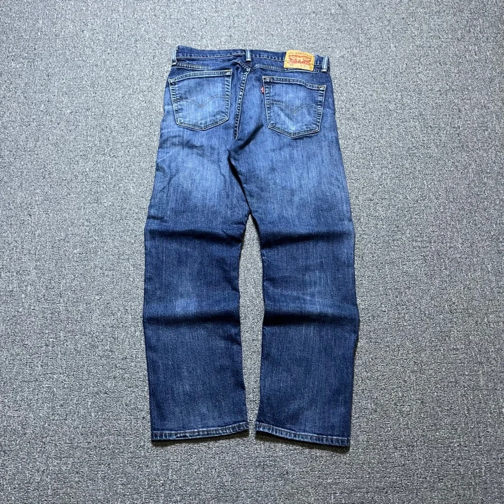 Levi's 505 Regular Fit Jeans 32x30 Blue Straight Leg Denim Medium Wash Workwear